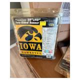 University Two Sided Banners/ KU Lamp/ Indy Bull Dog- B1