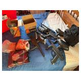Tote of Paintball Guns/Air Tanks/ Paint balls/ Stealth Guns- B1
