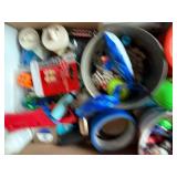 3 Boxes of Miscellaneous- Tupperware/ Kitchenware/ Utility Drawer Misc.- B1
