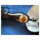 OSU Lamp/ Glasses w/ OSU glasses/ Budweiser Glass Pitcher- B1