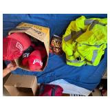 Firefighter Jacket/ Fighting Fire Book/ Coozies/ Hats- B1