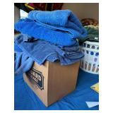 Box of Blue Towels- B1