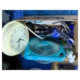 Box of Miscellaneous-Hair Clippers/ Clock/ Tools- B1