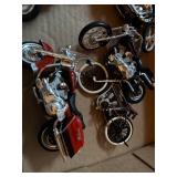 Toy Motorcycles x 6- KNC