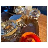 Glass Canister Jars/ Flour Sifter/ Juicer- KNC