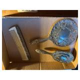 Vanity Set- Brush/ Mirror/ Comb- KEC