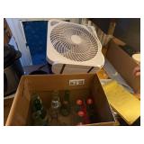 Pop Bottles/ Electric Table Fan- KNC