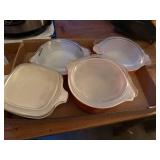 Pyrex Glass Dishes w/ Lids- KNC