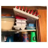 Cabinet Full of Plastic Ware- KSC