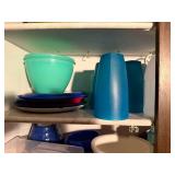 Cabinet Full of Plastic Ware- KSC