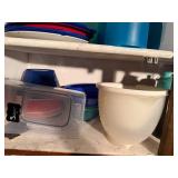 Cabinet Full of Plastic Ware- KSC