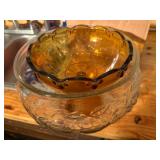 Punch Bowl Set/ Pedestal Dish- KS