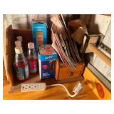 Wood Cookbook Caddy/ Tropical Snow Mix/ Snow Cone Cups/ Freezer Bags- KSSC