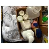 Boxes of Medical Supplies x 4 & Heating Pad- SB
