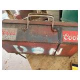 Metal Tool Box w/ Miscellaneous Hardware- CP1T