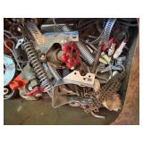 Metal Tool Box w/ Miscellaneous Hardware- CP1T