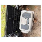 Folding Dog Crate & Plastic Carrier- CP2