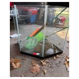 Large Corner Fish Tank & Nets- CP1