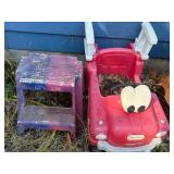 Little Tikes Fire Truck/ Step Stool- FoH