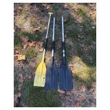 Paddles x 3 Intex & Ozark Trail- C1