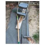 Folding Step Stool/ Leaf Rake & More- C2