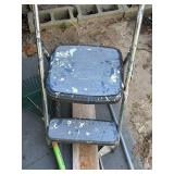 Folding Step Stool/ Leaf Rake & More- C2