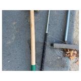 Folding Step Stool/ Leaf Rake & More- C2