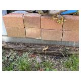 Border Bricks (ONLY) @ two locations (West & East edge of Carport)- C2