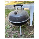 BBQ Grill (small) Expert Camp & Plastic Stool- C2