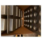 Box of Baking Pans & Sheets- K