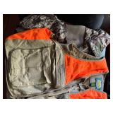 Hunting Clothes/ Vest/ Kids Coveralls/ Gloves/Hats/ Med. Men