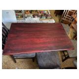 Wood Table w/ 4 Matching Chairs- SWB
