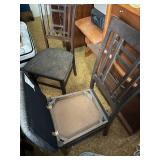 Wood Table w/ 4 Matching Chairs- SWB