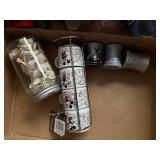 Shot Glasses/ Mickey Mouse Mug/ KS Shot Glases x 3- SWB