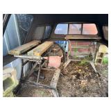 Wood Working Tables x 2 & Old Shop Vac- EoSH