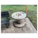 Wood Wire Spools x 2- 5th Patio