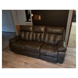 Leather Couch 3 Seat 2 Recline- 5th FR