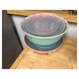 Pioneer Woman Mixing Bowls w/ Lids- 5th K