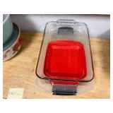 Glass Baking Pan/ Deviled Egg Holder- 5th K