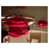 CARDINALS JACKET/ HAT/ BLANKET & DOOR HANGER- HW