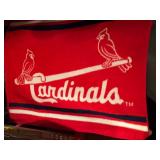 CARDINALS JACKET/ HAT/ BLANKET & DOOR HANGER- HW
