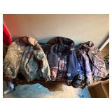 YOUTH CAMO HUNTING COATS X 3- HW