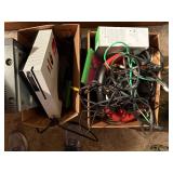 XBOX 360, GAMES & RACE WHEEL X 2- FR