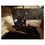CARD TABLE/ DVD PLAYER/ SPEAKERS/ REMOTE CONTROLS- FR