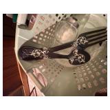 LAUNDRY BASKET/ CANDY JAR/ FORK & SPOON WALL DECOR- FR