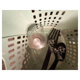 LAUNDRY BASKET/ CANDY JAR/ FORK & SPOON WALL DECOR- FR