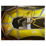 WU SHOCKERS POOL TABLE STAIN GLASS LIGHT- FR