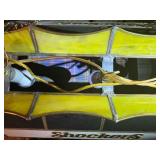 WU SHOCKERS POOL TABLE STAIN GLASS LIGHT- FR