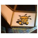 WU SHOCKERS POOL TABLE STAIN GLASS LIGHT- FR