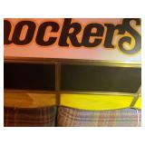 WU SHOCKERS POOL TABLE STAIN GLASS LIGHT- FR